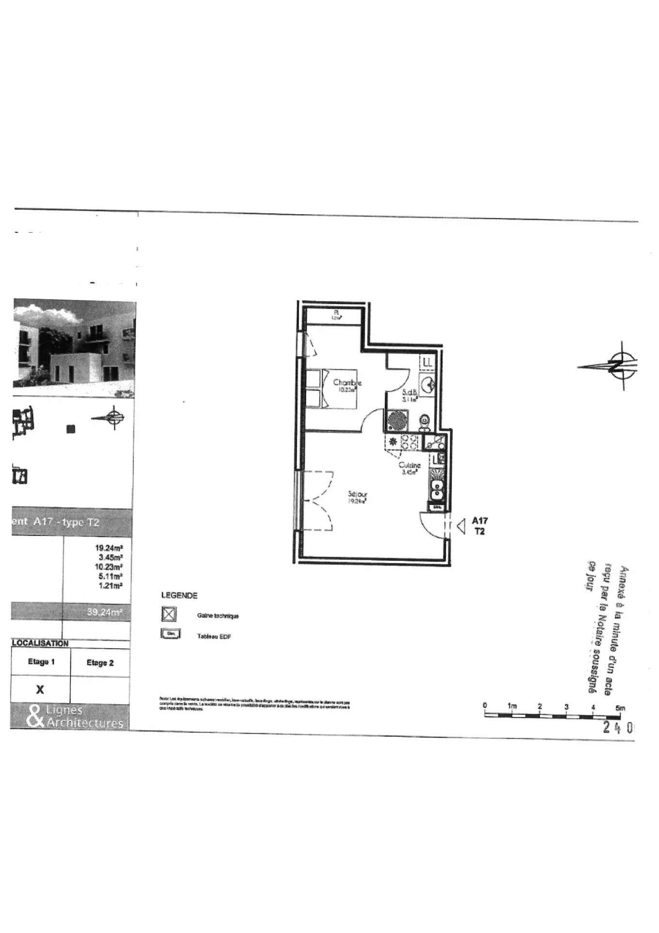 Appartement T2 avec Balcon et Parking à Caen Rive Droite 