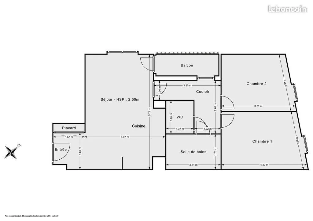 Appartement 3 pièces à vendre à Aubervilliers - 56m2 