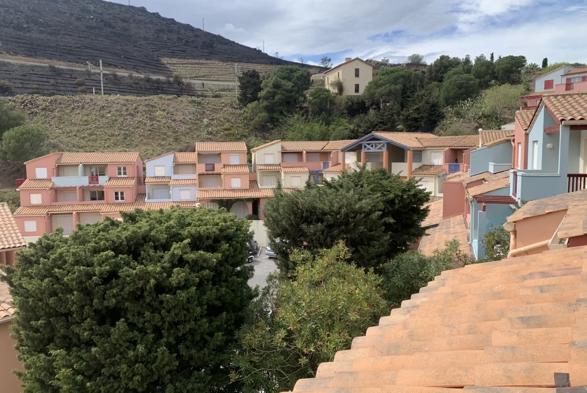 Appartement à vendre à Cerbere avec vue dégagée sur la mer 