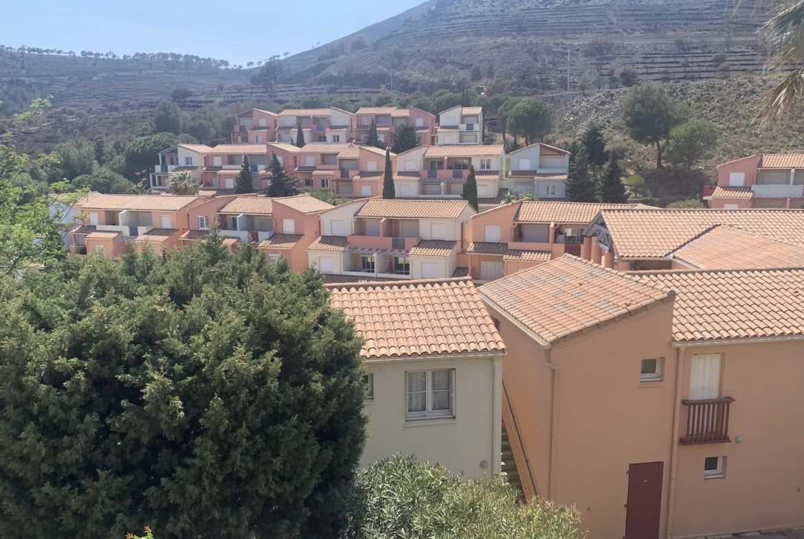 Appartement à vendre à Cerbere avec vue dégagée sur la mer 