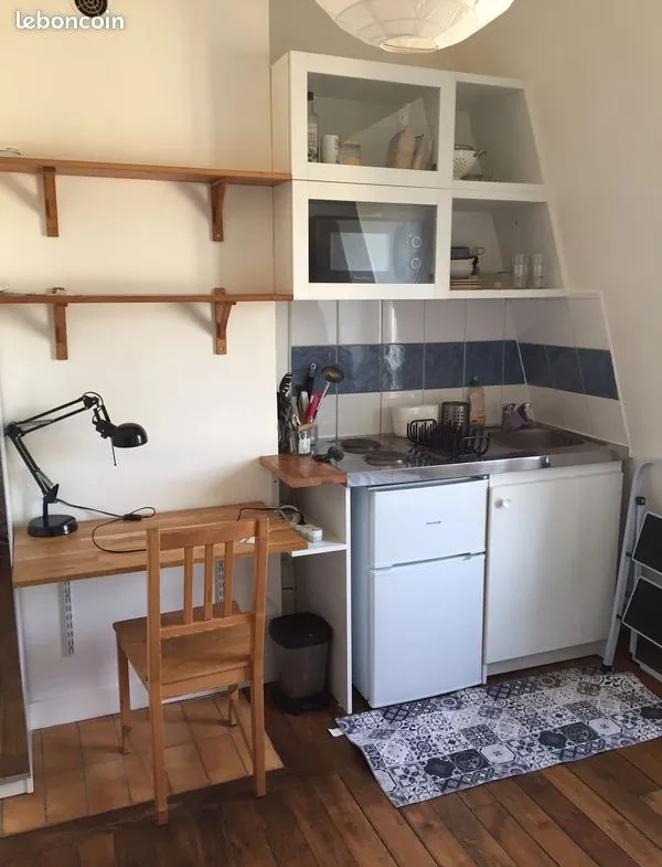 Studio à Pont Cardinet, Paris - 12 m², Ascenseur, Cuisine équipée 