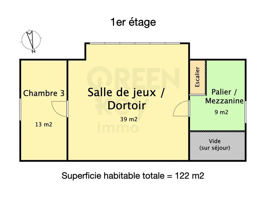 Maison à Saint-Fargeau (89170) - 6 pièces - 122 m2 - Terrain de 1983 m2 à vendre 