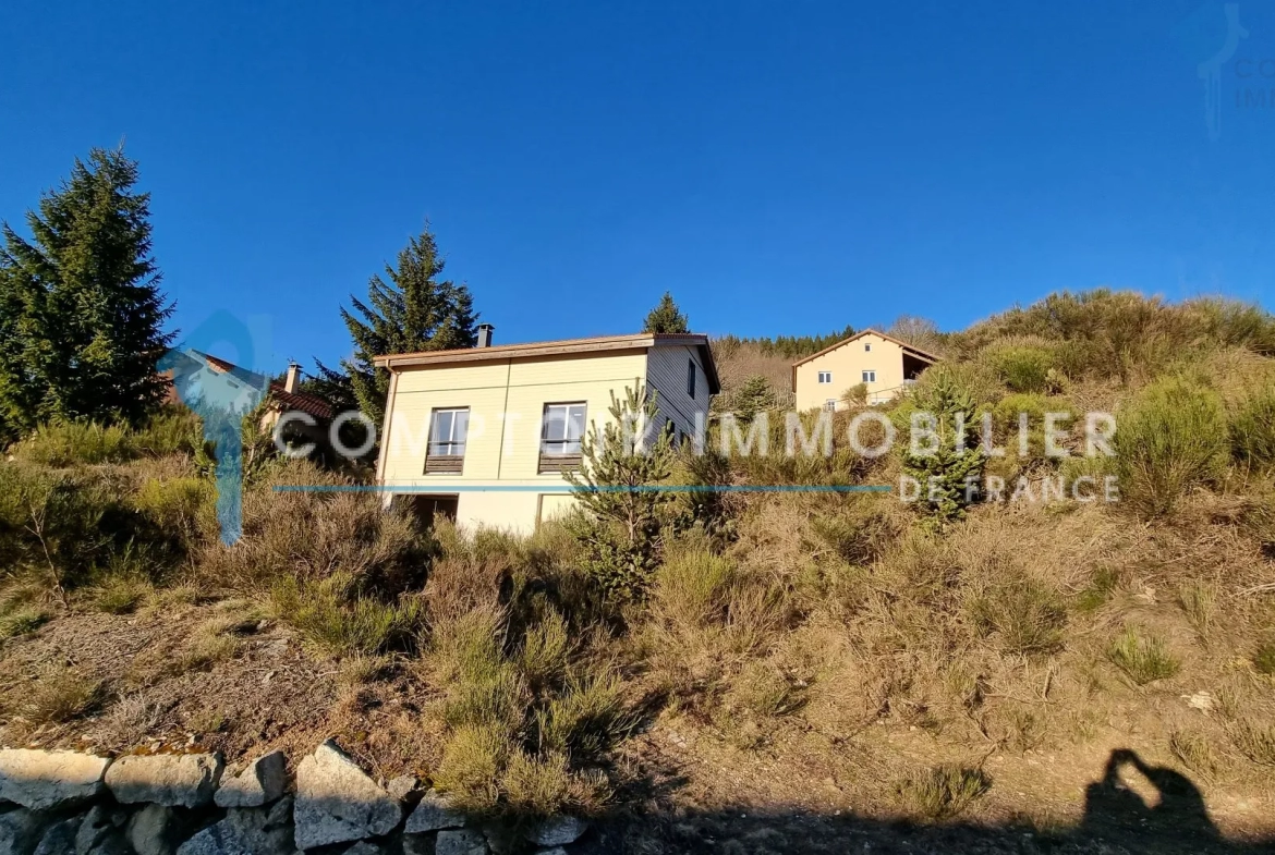 Maison à ossature bois de 116 m2 à Saint-Cirgues-en-Montagne 