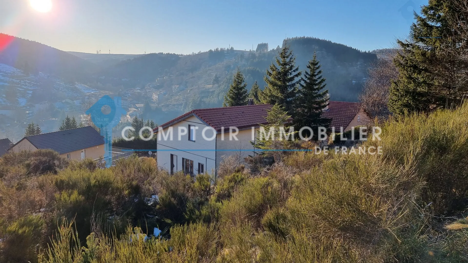 Maison à ossature bois de 116 m2 à Saint-Cirgues-en-Montagne 