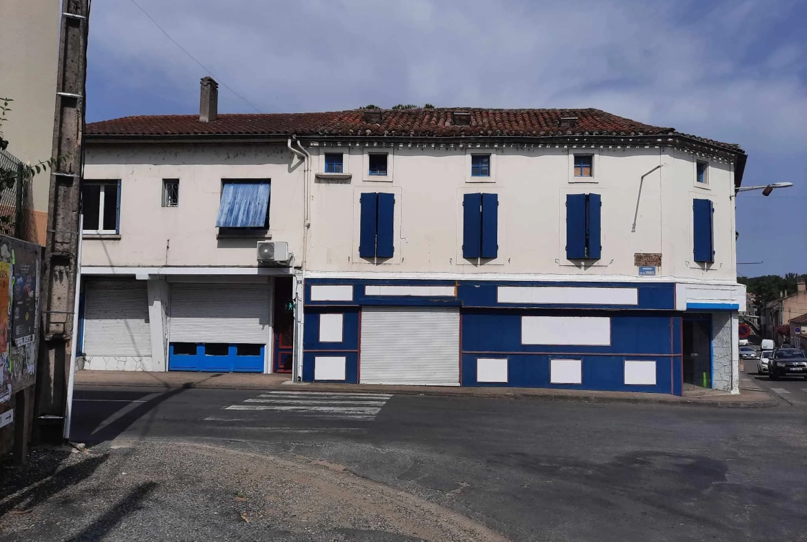 Local commercial avec habitation à Saint-Vite 