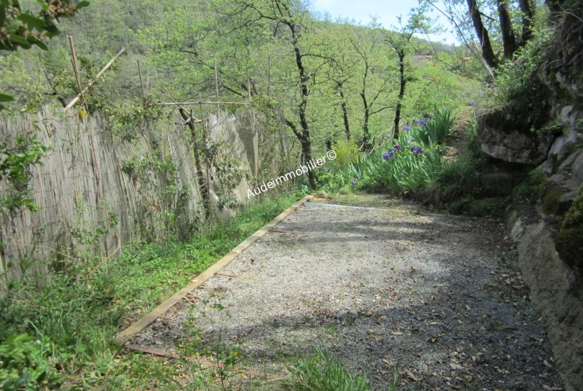 Maison en pierres avec jardin à Limoux 