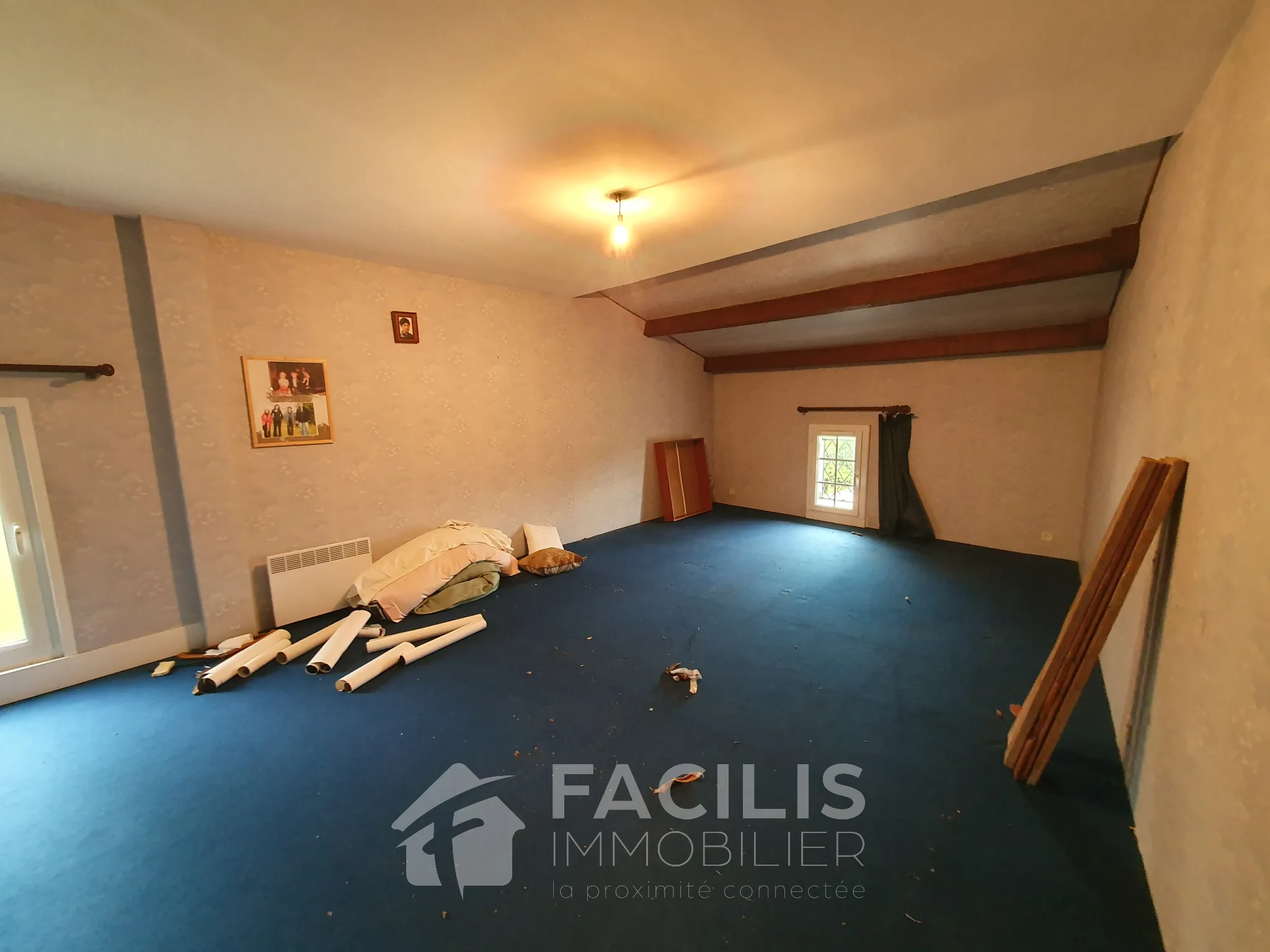 Maison de ville 164m², jardin, garages 