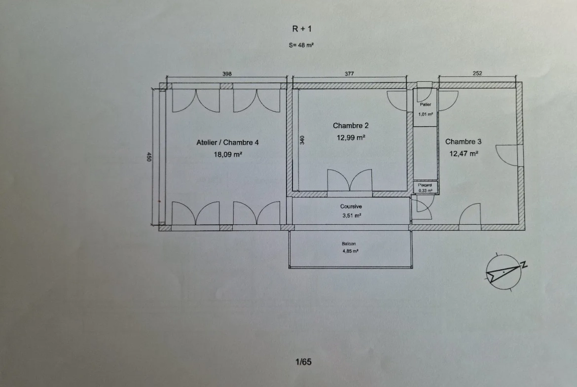 Maison 4 faces sur terrain boisé de plus de 1000m2 à Sorede 