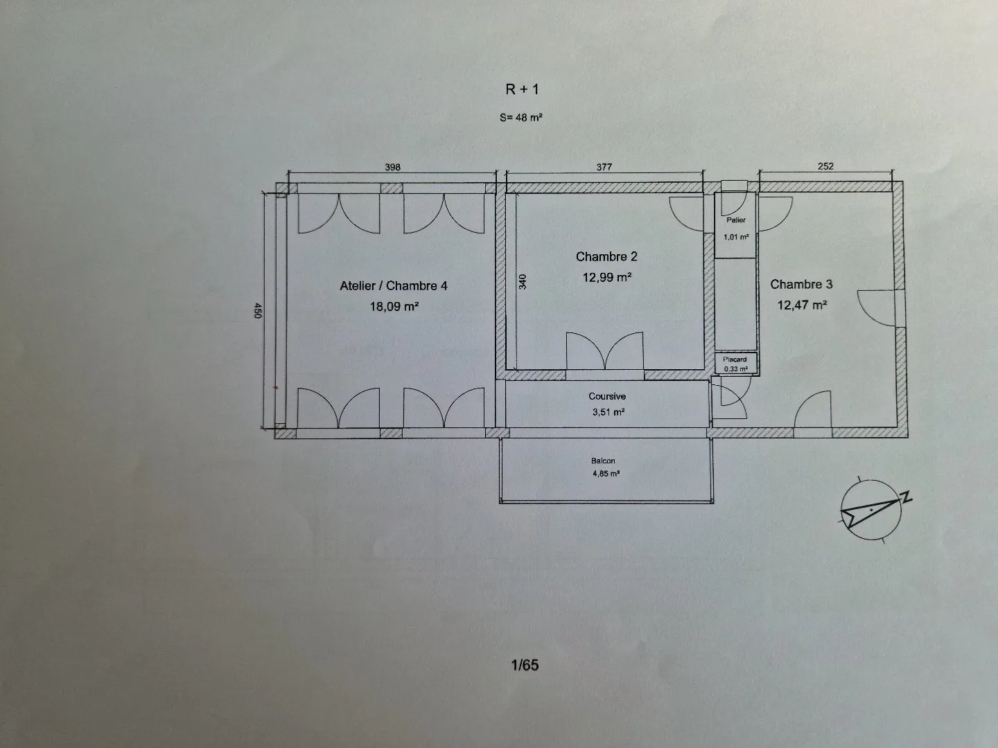 Maison 4 faces sur terrain boisé de plus de 1000m2 à Sorede 