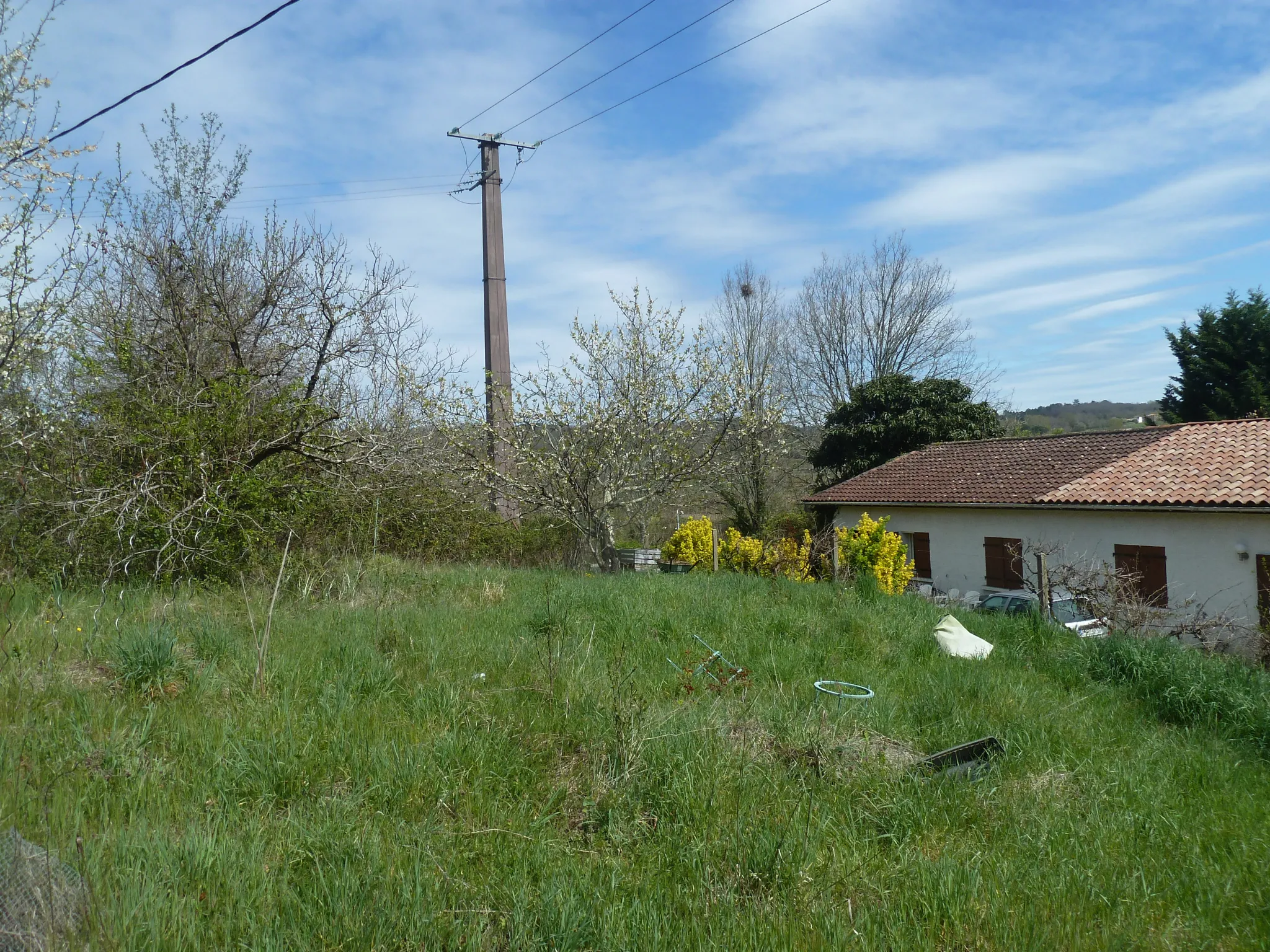 Maison de plain à la campagne 