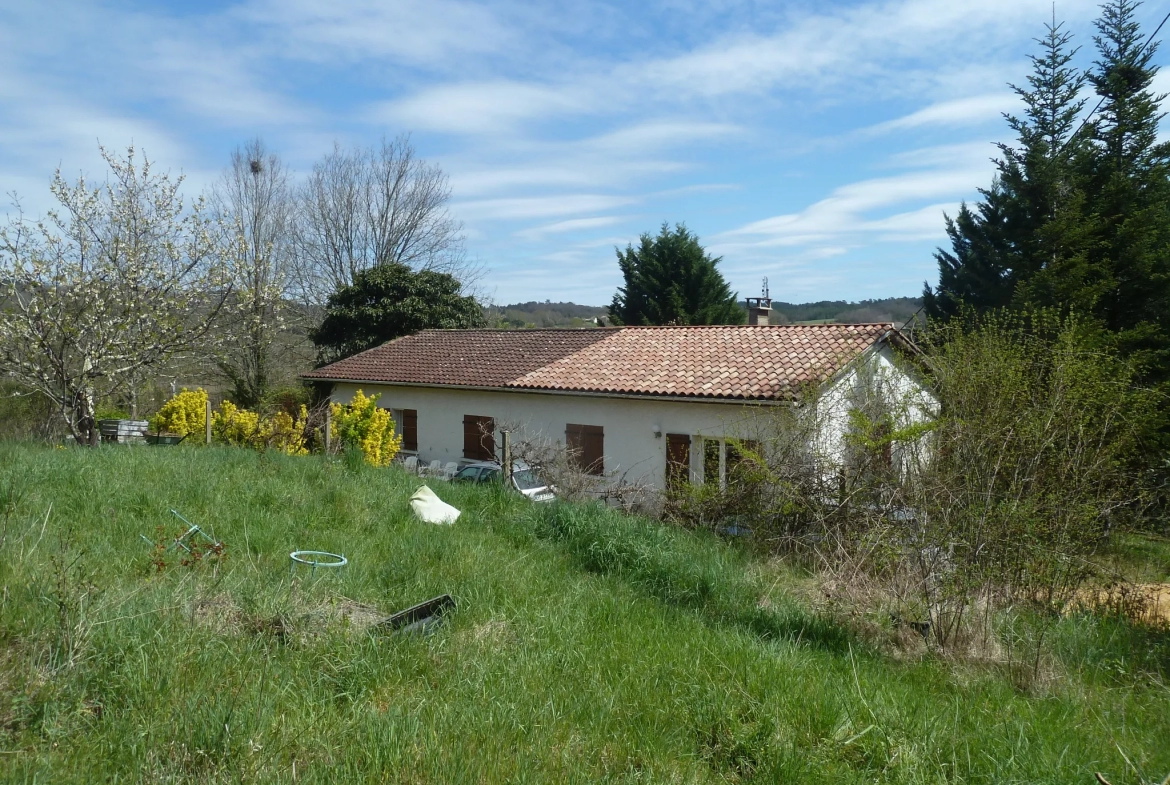 Maison de plain à la campagne 