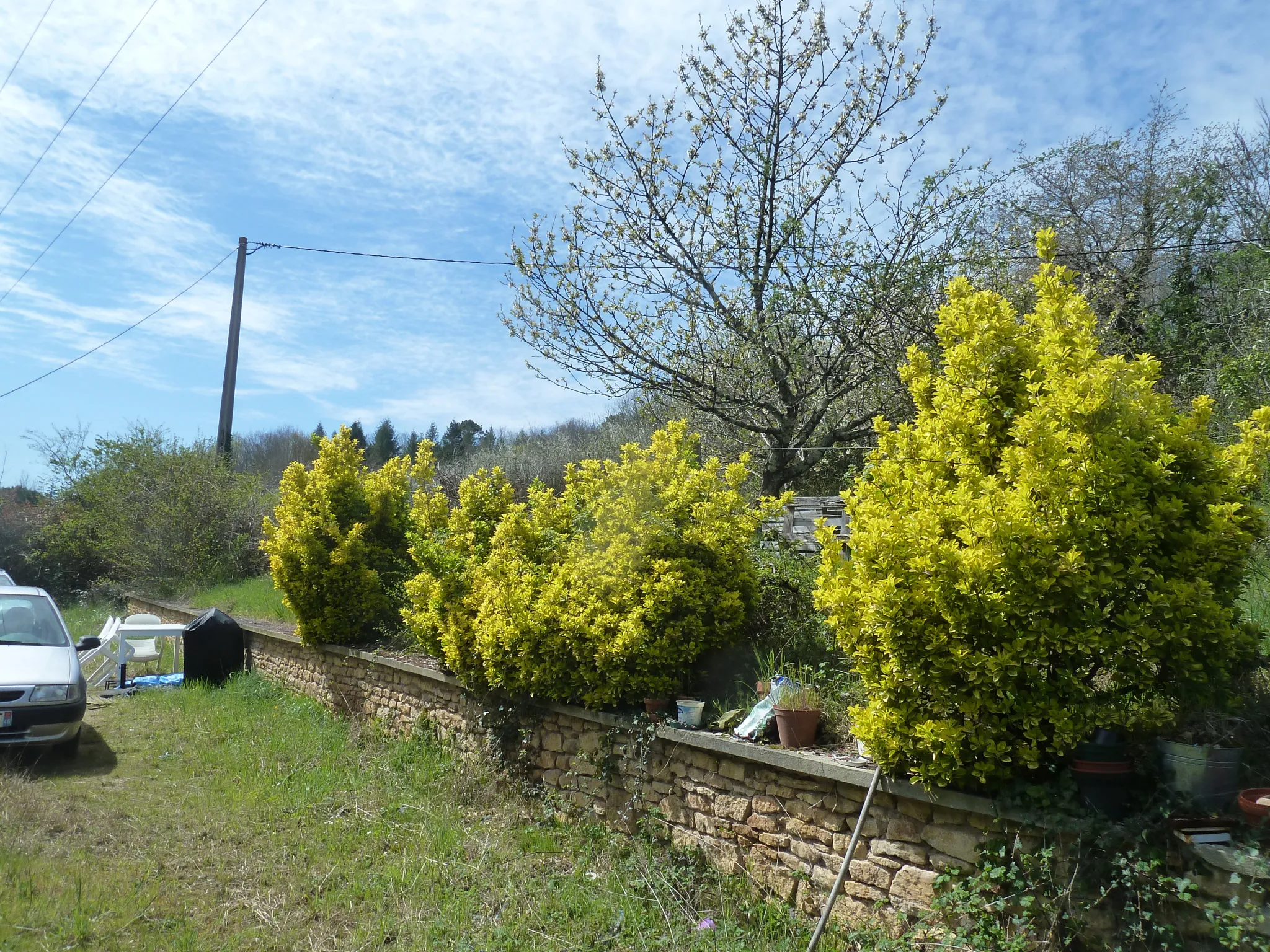 Maison de plain à la campagne 