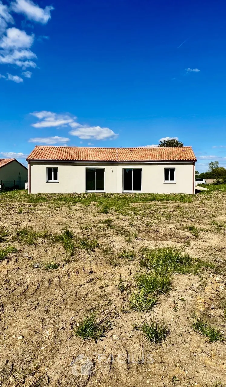 ARCHIGNY - Maison neuve achevée - 4 chambres - Terrain 1 288 m2 