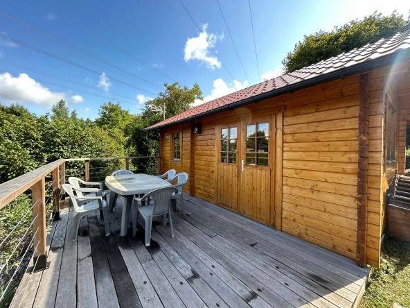 Chalet avec étang à vendre à Longpré-les-corps-saints