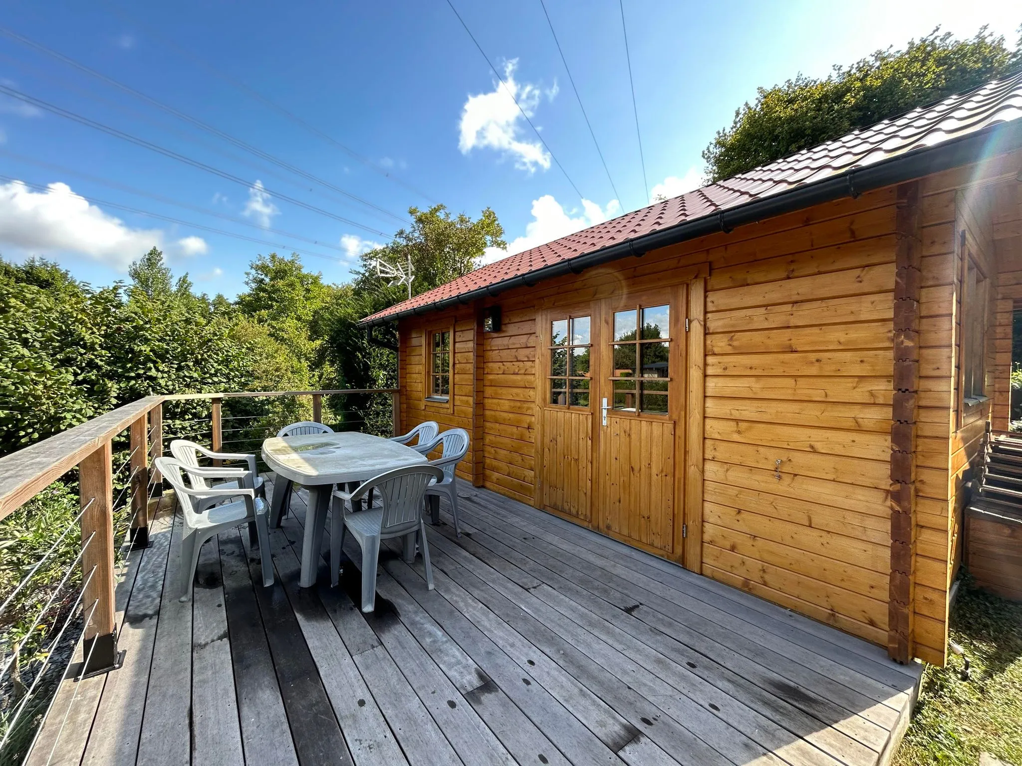 Chalet avec étang à vendre à Longpré-les-corps-saints 