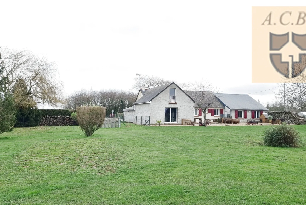 Maison avec garage à 20 kms nord de Blois 