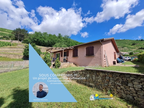 Maison à Tupin-et-Semons avec Vue sur les Côteaux