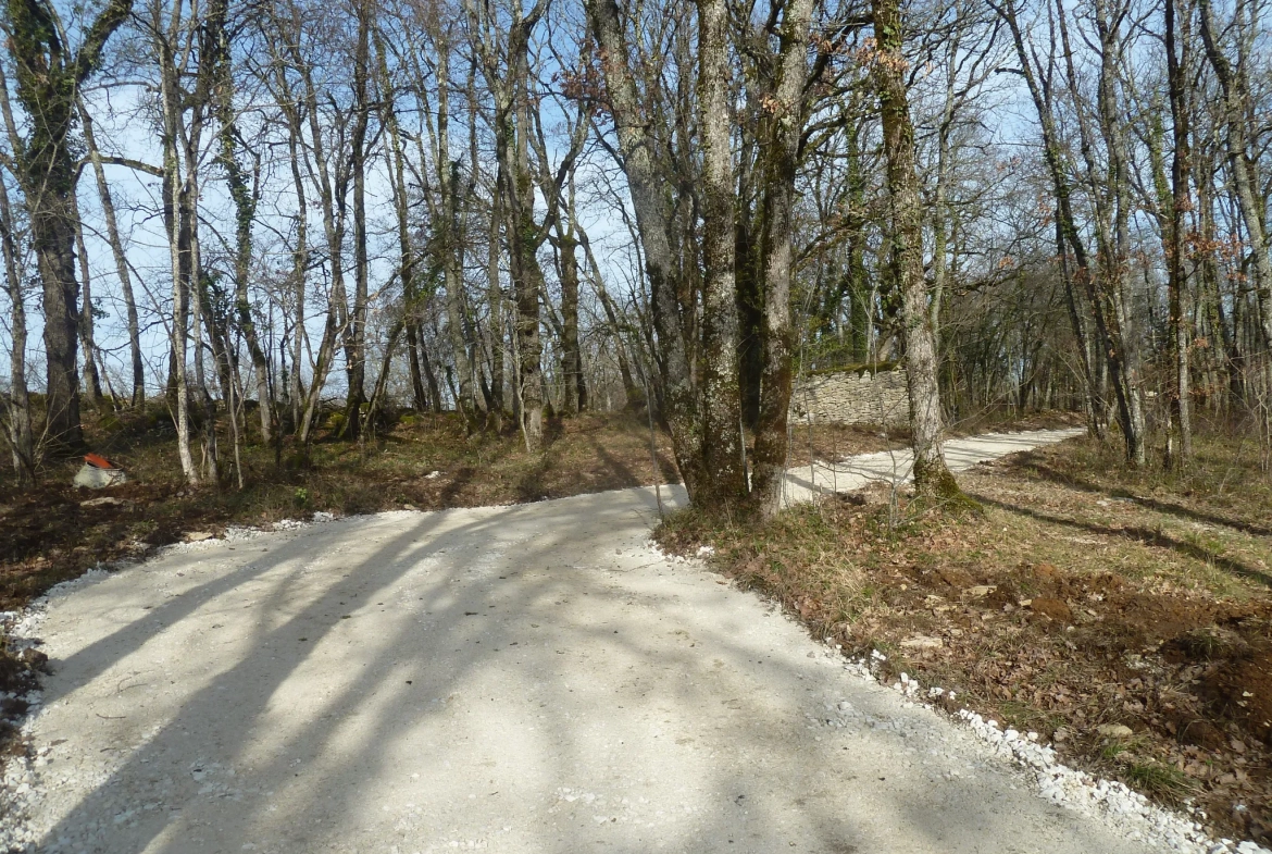 Maison ossature bois à rénover au cœur de la nature 