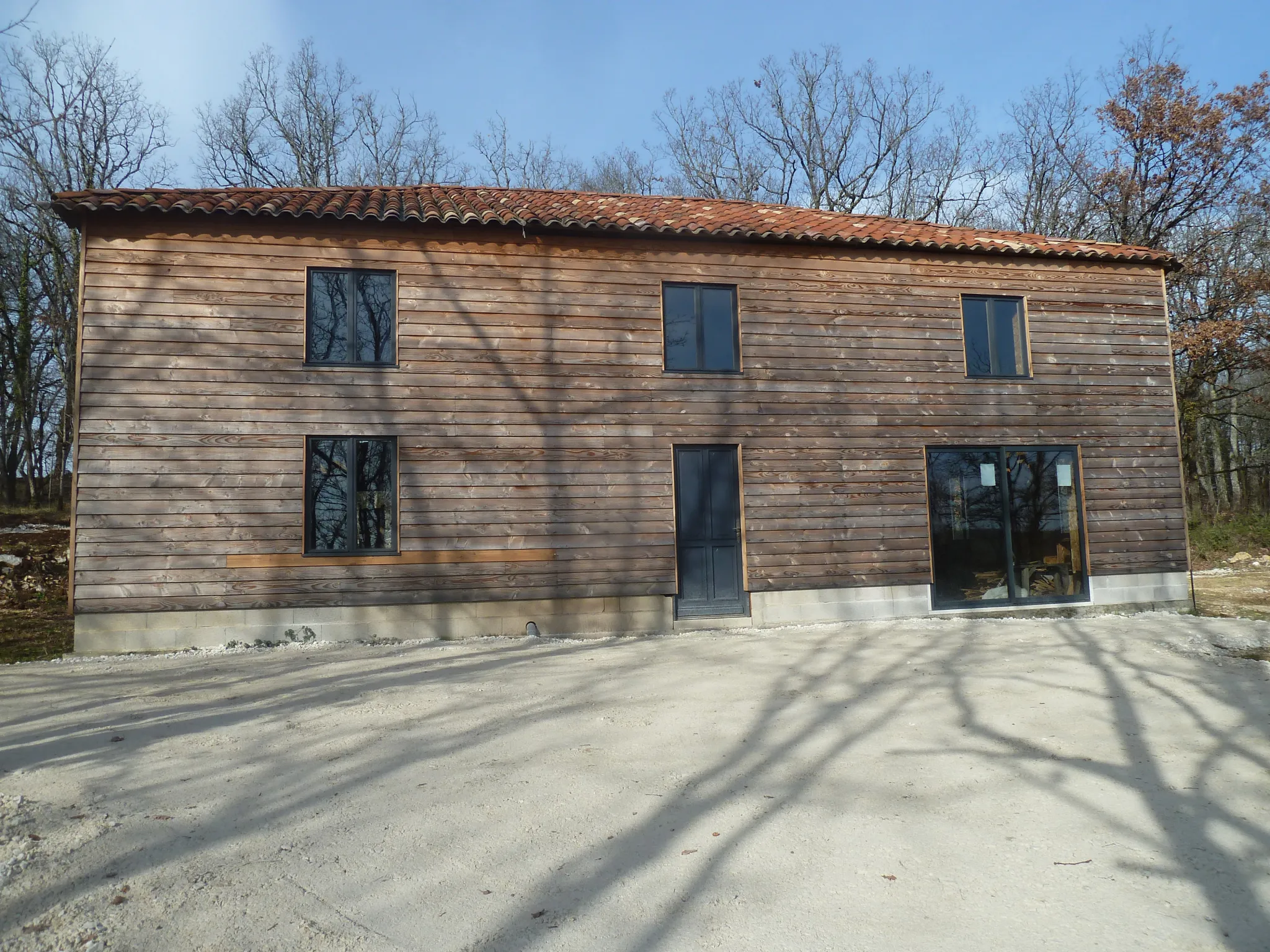 Maison ossature bois à rénover au cœur de la nature 