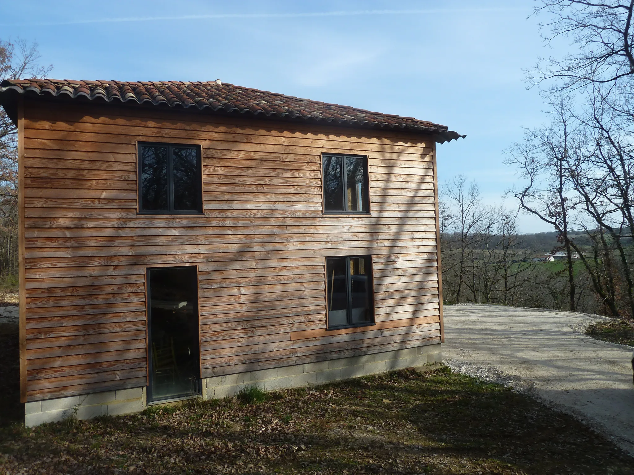 Maison ossature bois à rénover au cœur de la nature 