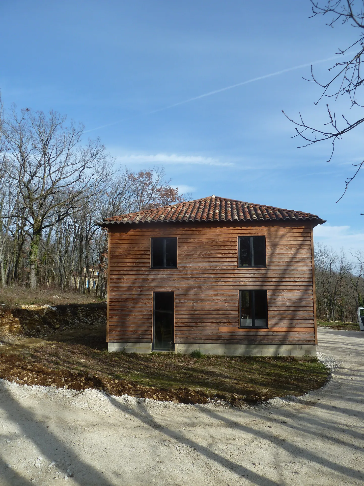 Maison ossature bois à rénover au cœur de la nature 