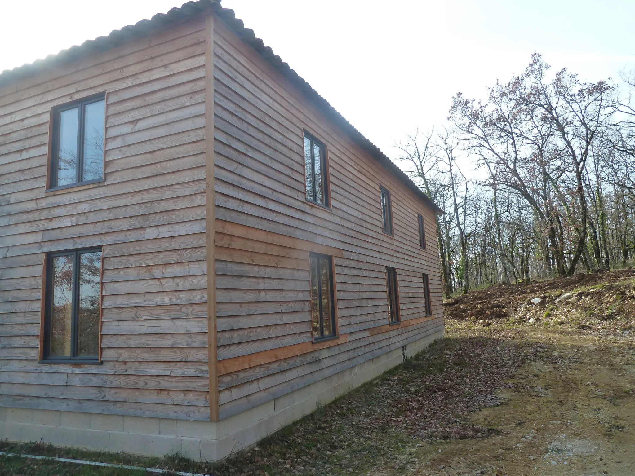 Maison ossature bois à rénover au cœur de la nature 