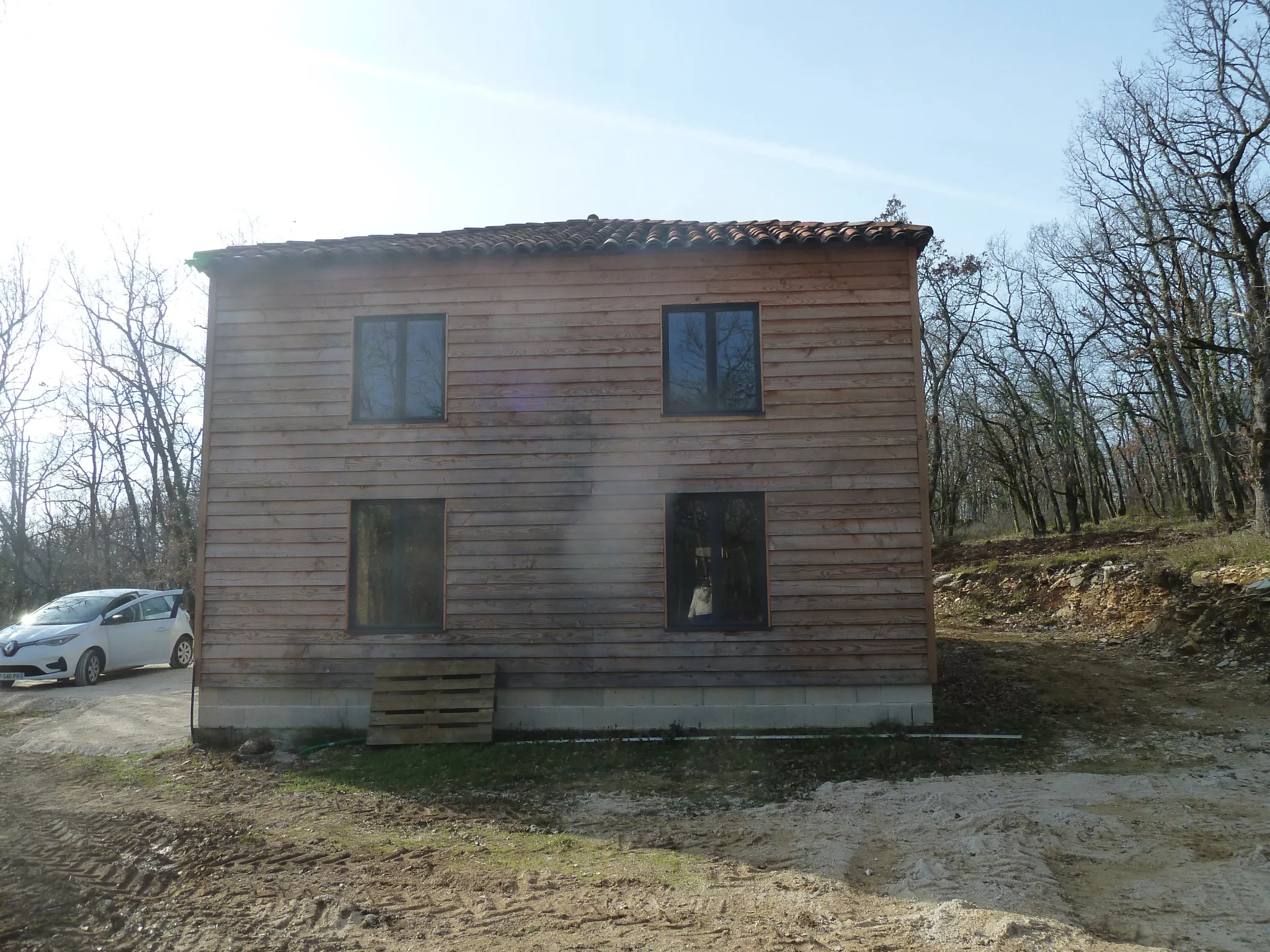 Maison ossature bois à rénover au cœur de la nature 