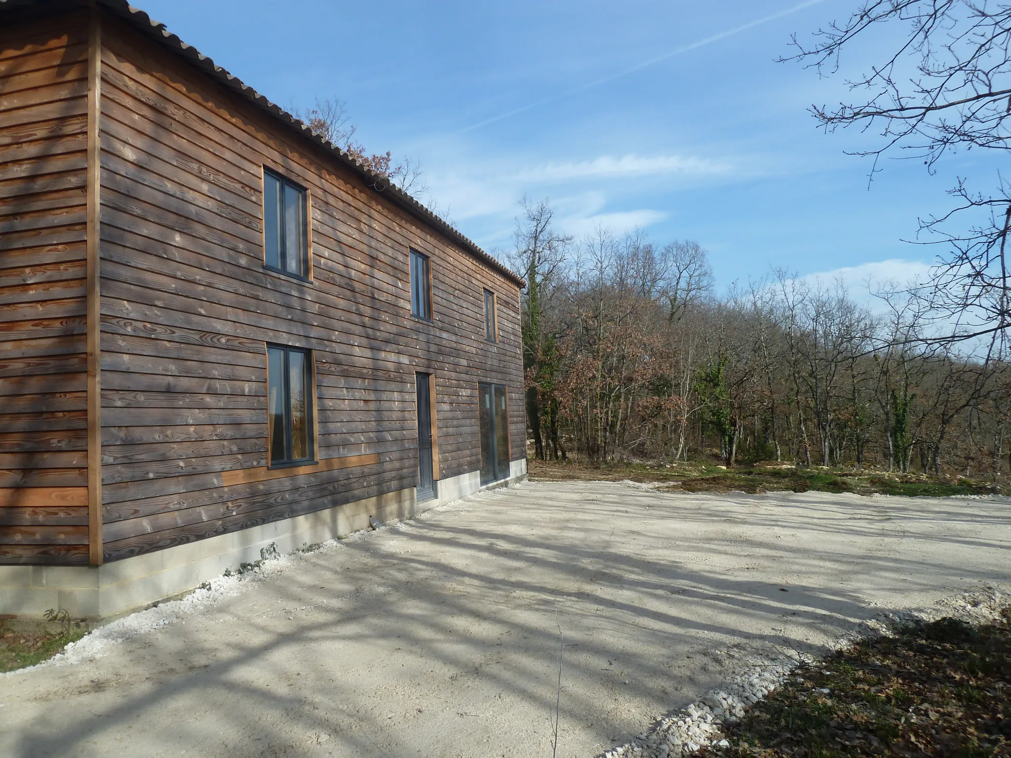 Maison ossature bois à rénover au cœur de la nature 