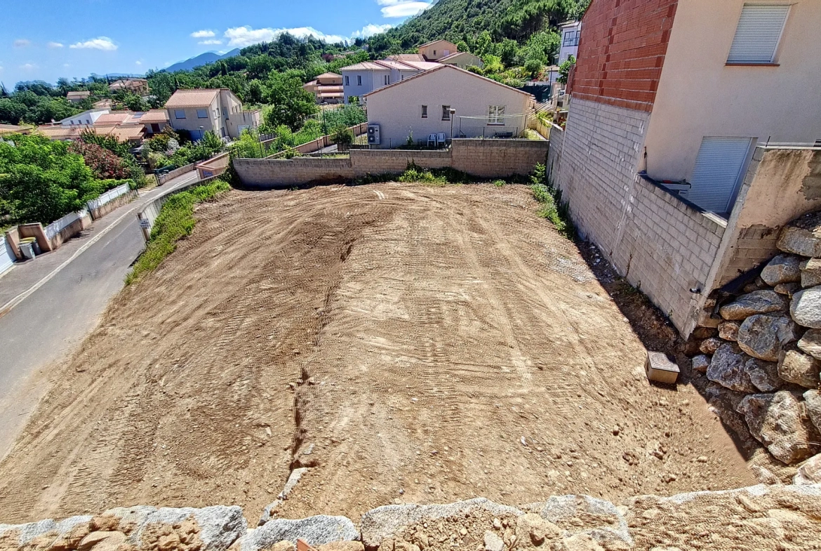 Terrain à bâtir à CERET - Vue dégagée sur la ville - 466 m2 