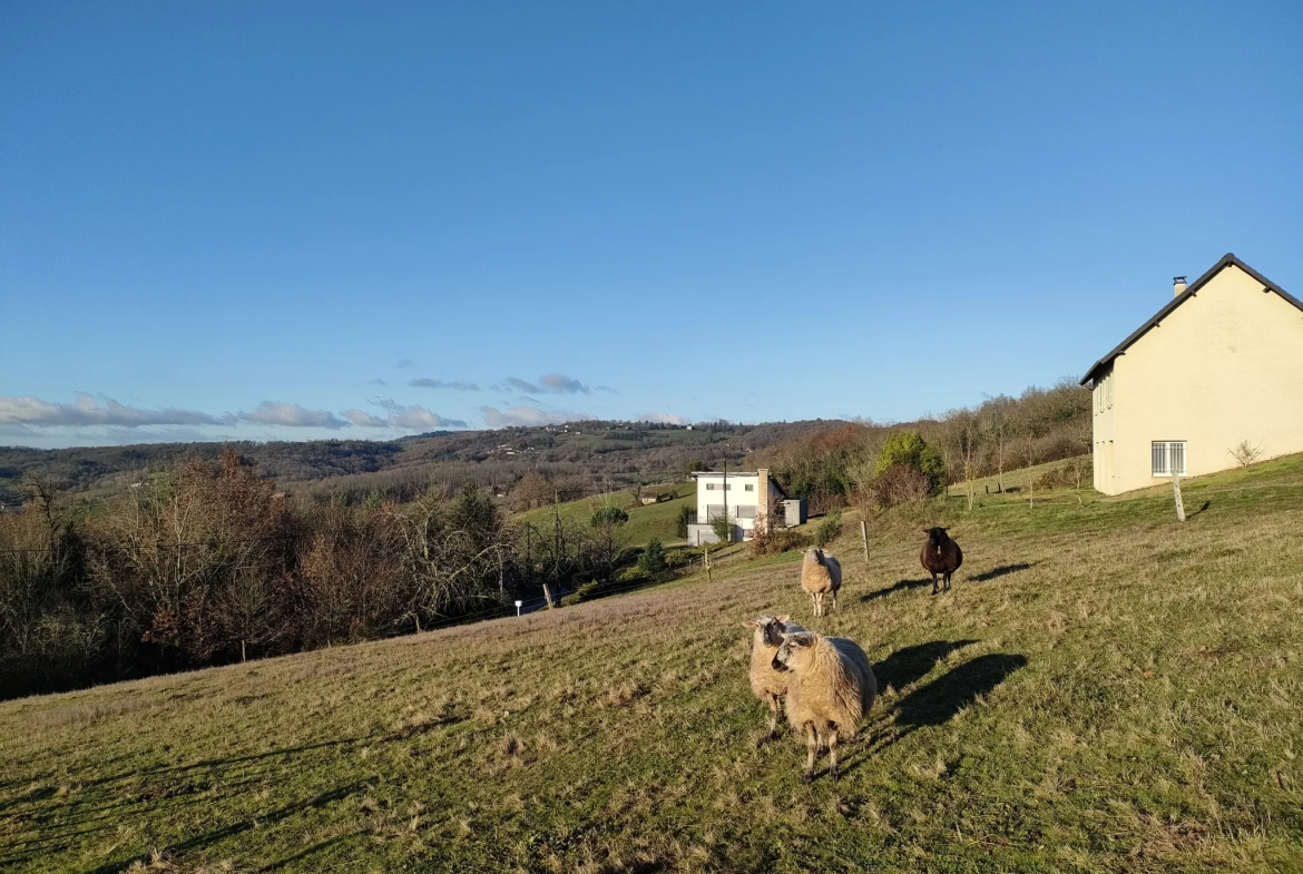 Terrain de 1966 m2 à Juillac avec vue magnifique 