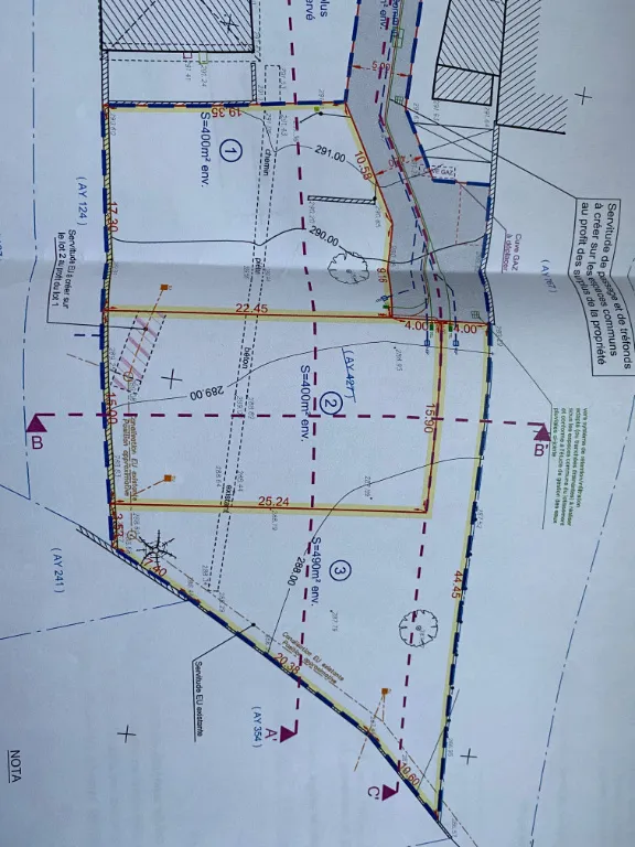 Terrain à bâtir à Les Côtes d'Arey - Parcelle de 400m2 