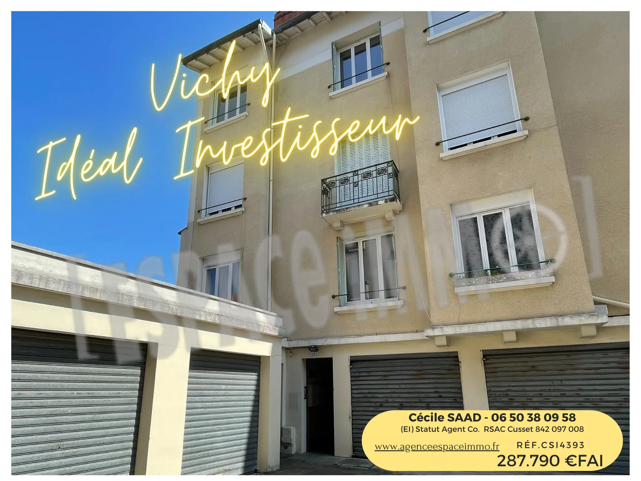 Immeuble de 6 appartements - Vente à Vichy 