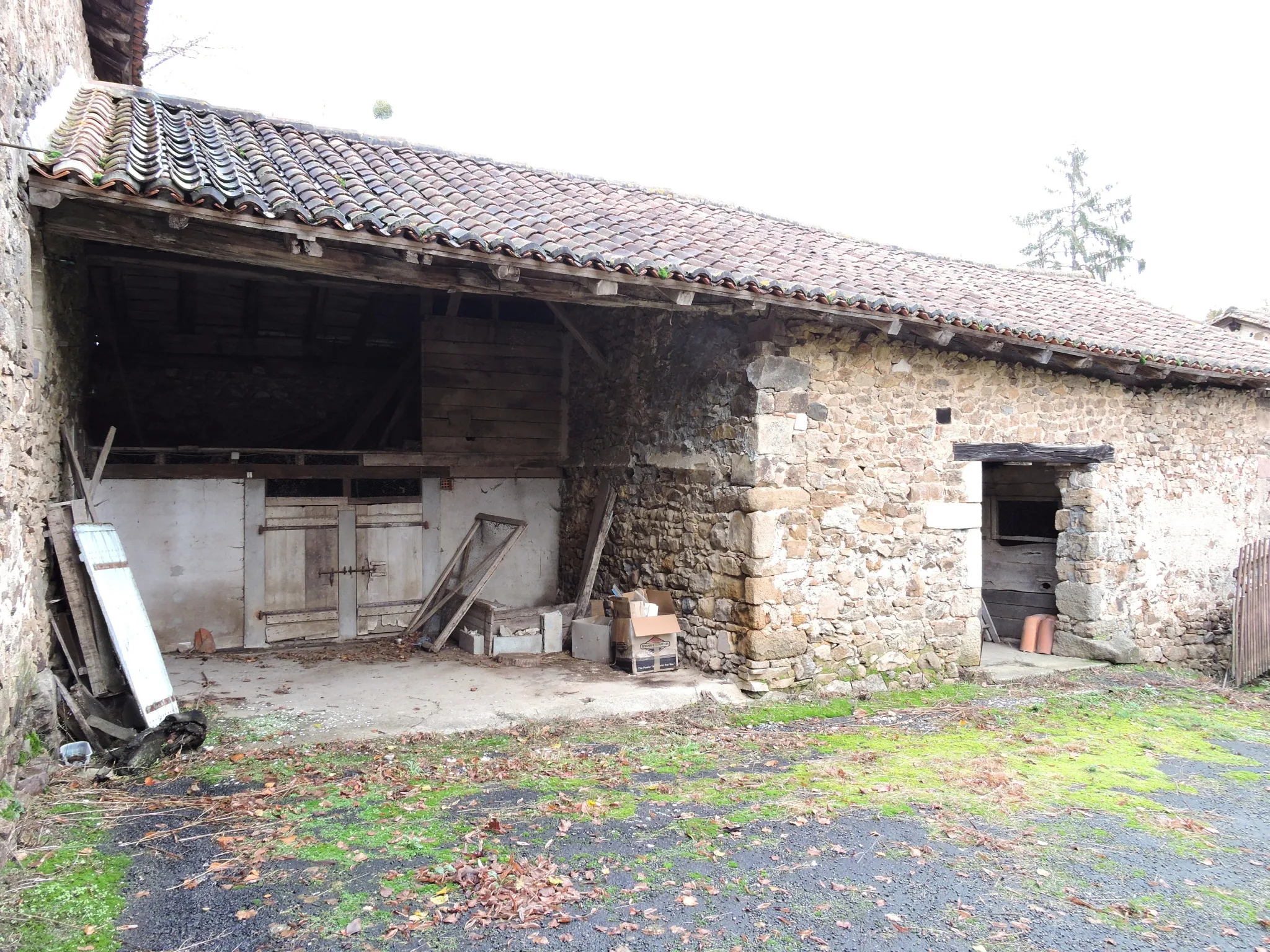 Corps de ferme avec plus d'un hectare à rénover à Ecuras 