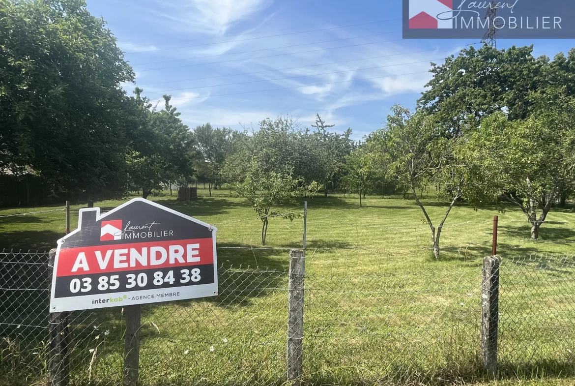 Terrain à vendre de 650m2 à Tournus 