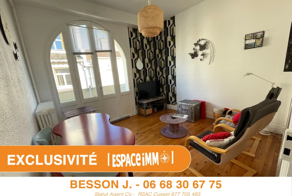 Bel appartement T2 rénové centre Vichy - JBA4508 