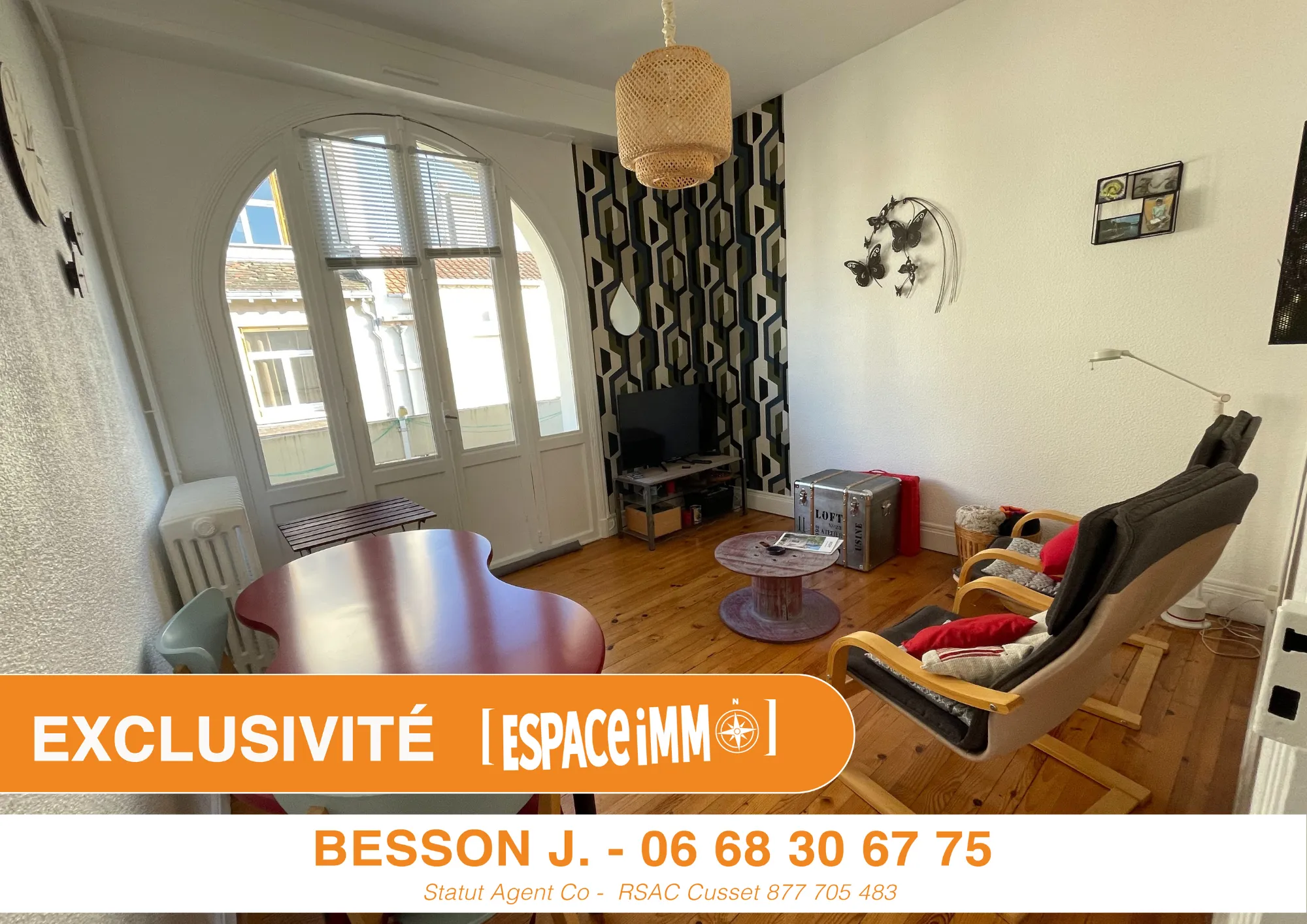 Bel appartement T2 rénové centre Vichy - JBA4508 