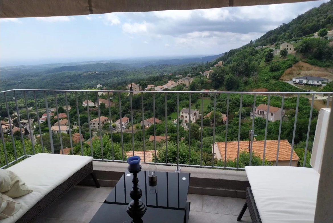 Appartement T2 meublé + box fermé Magnifique Vue Mer Cervione Village 