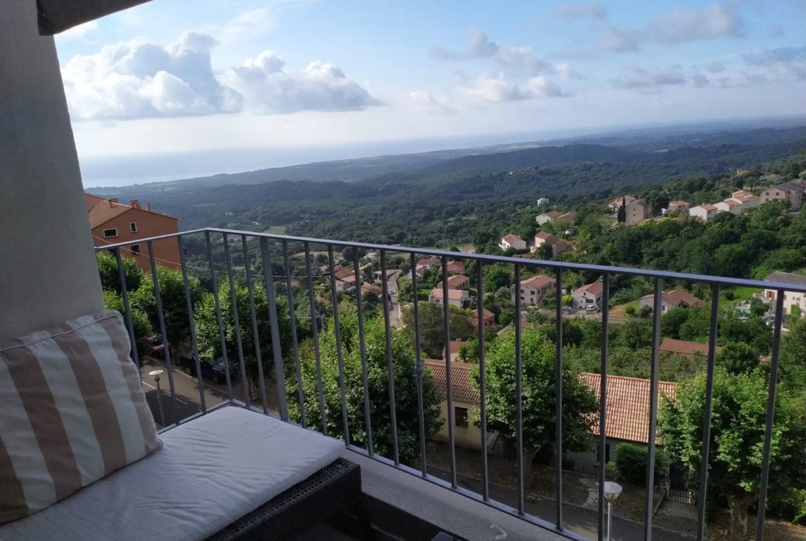 Appartement T2 meublé + box fermé Magnifique Vue Mer Cervione Village 