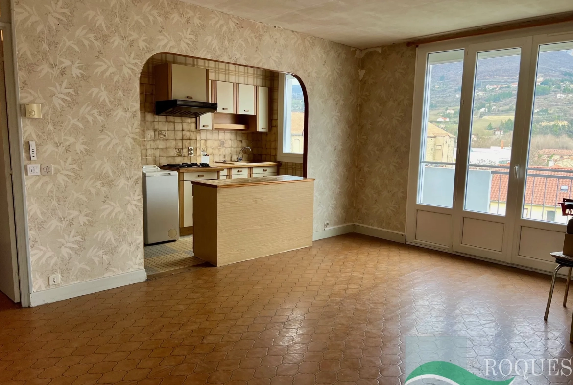 Appartement T4 de 62m2 à Millau avec vue sur la pouncho 