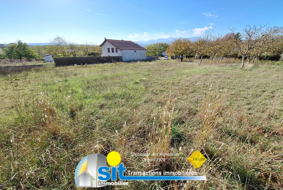 Terrain à vendre à Saint-Alban-Du-Rhône de 426m2 