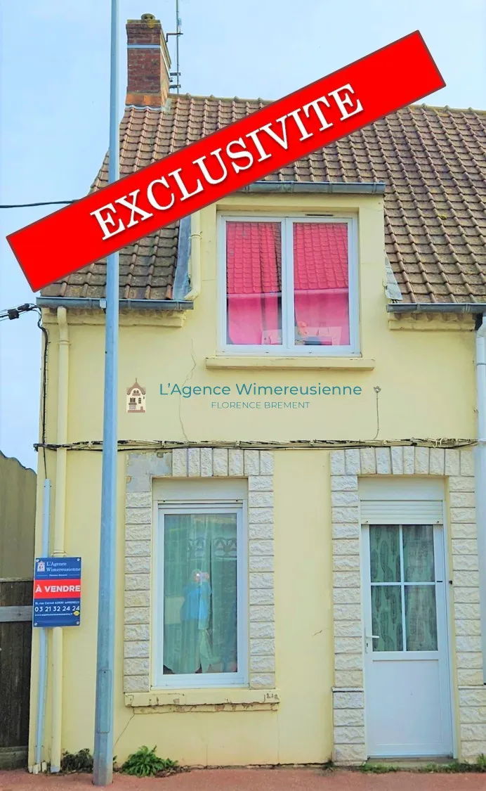 Maison 1/2 Indépendante à Outreau avec jardin ou extérieur. 2 chambres, 1 salle de bains. 