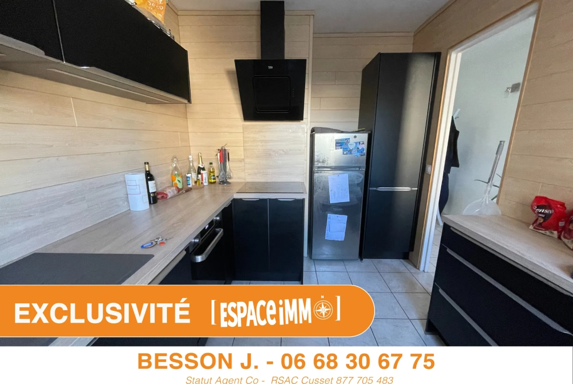 Appartement T4 lumineux à Cusset - 89m2 