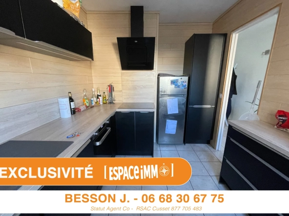 Appartement T4 lumineux à Cusset - 89m2