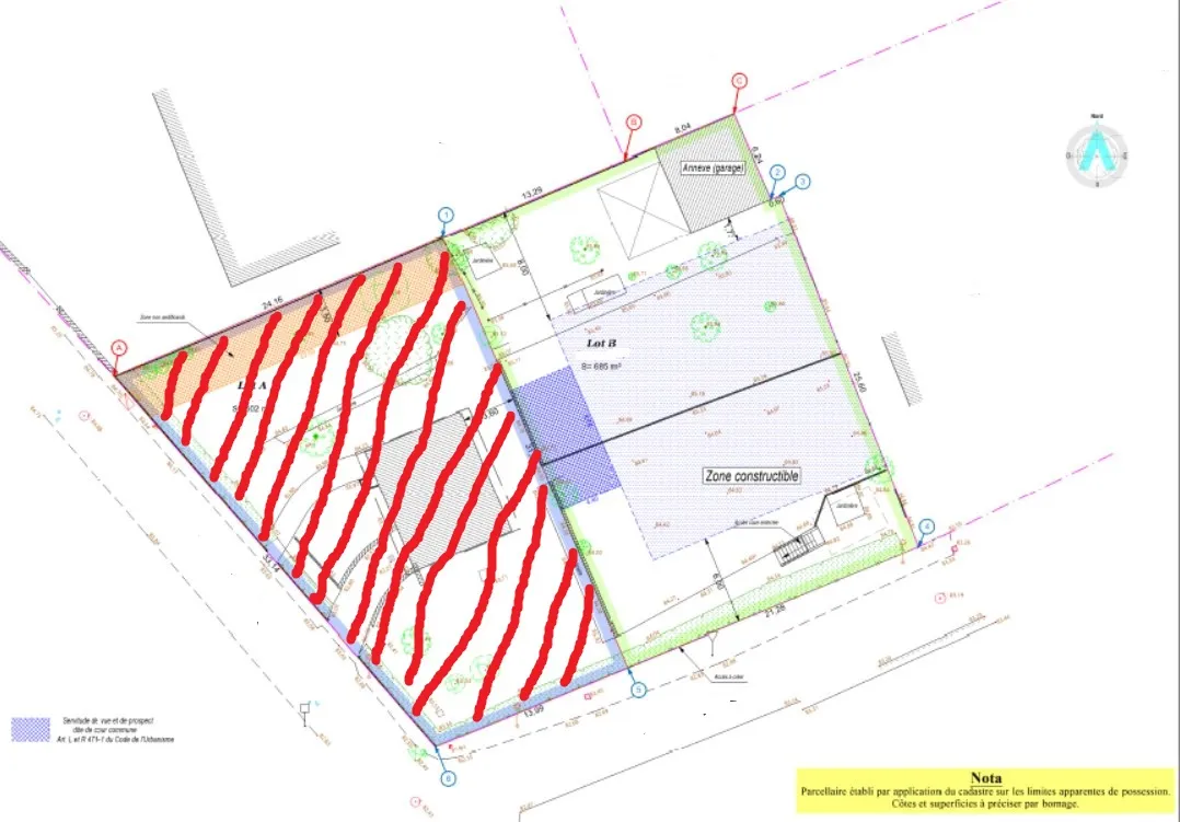 Terrain Clos de 700m2 à Brières-les-scellés, 5 Min d'Etampes 