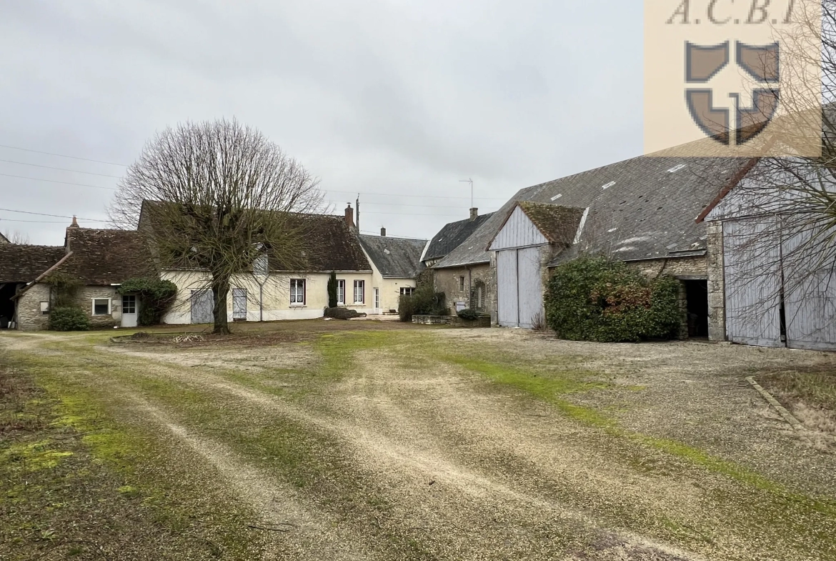 Corps de Ferme de plain pied à Saint Léonard en Beauce 