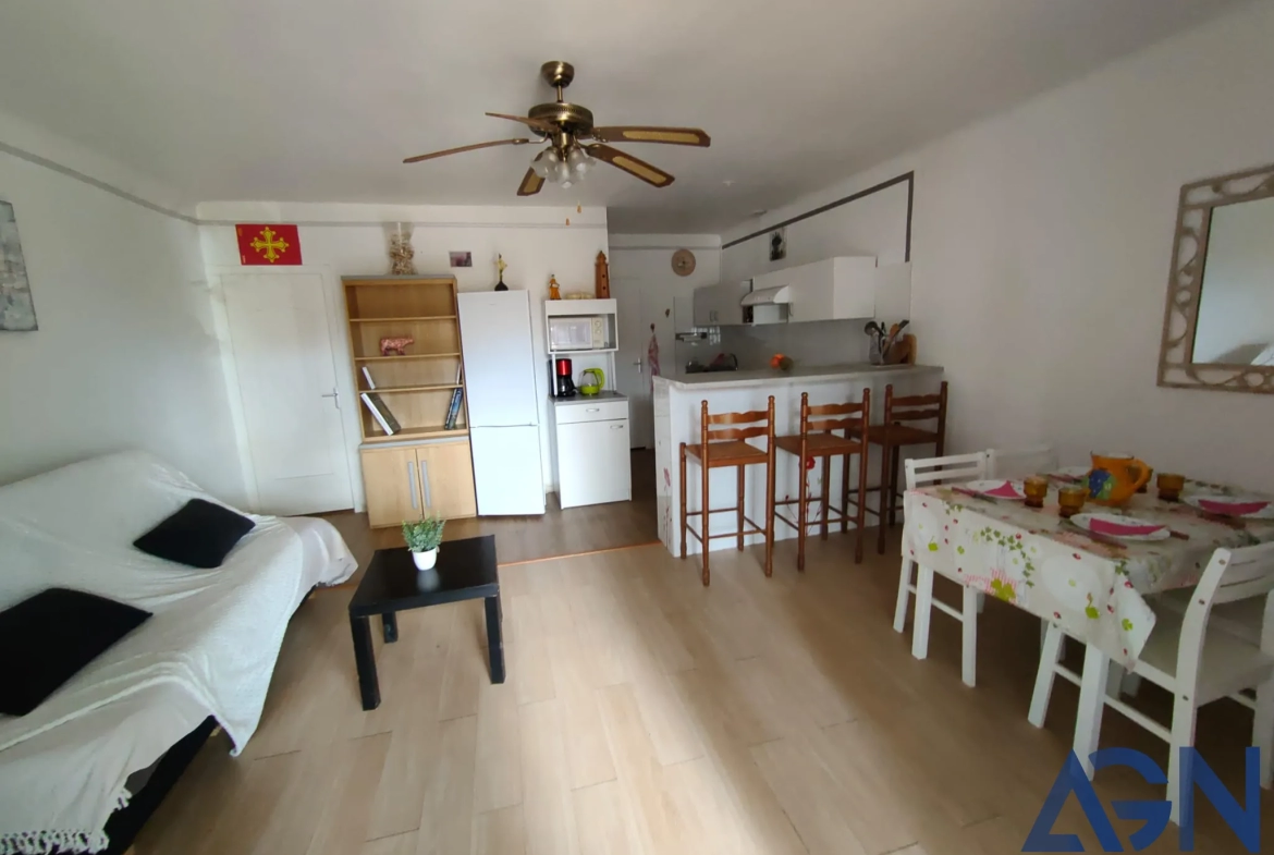 Appartement T2 en rez-de-chaussée à VIAS avec cour 