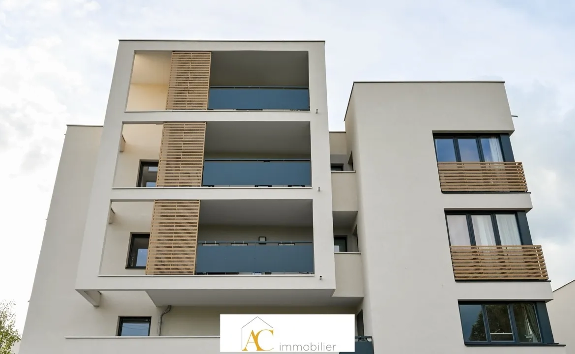 Appartement 3 pièces 66 m2 à Brignais avec terrasse couverte 