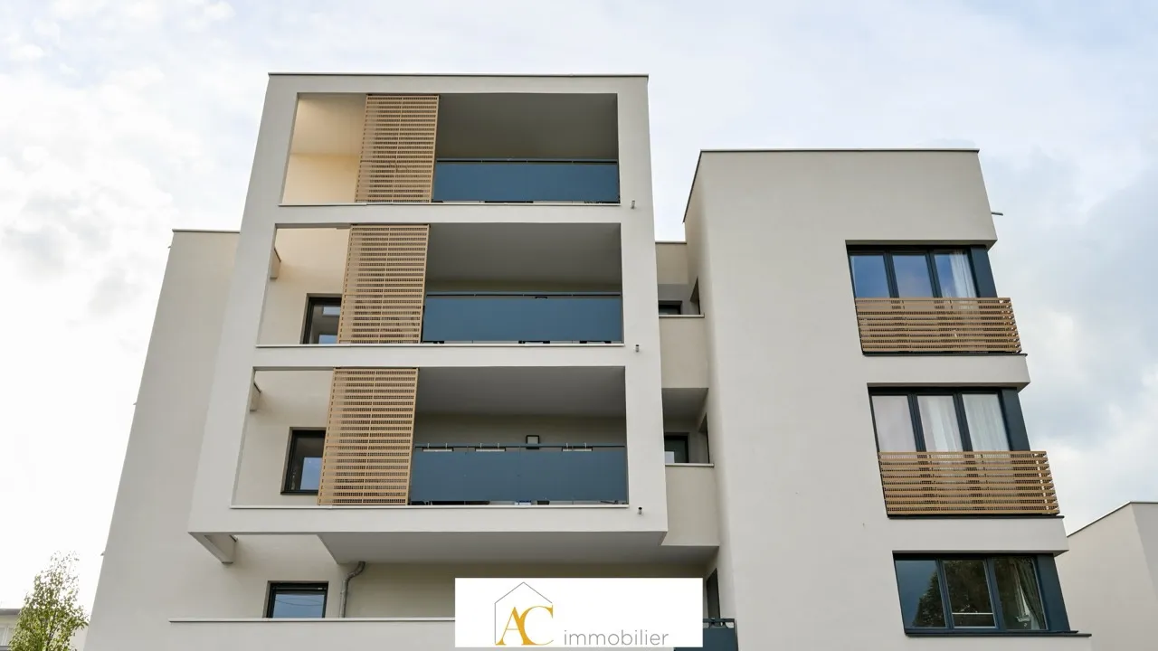 Appartement 3 pièces 66 m2 à Brignais avec terrasse couverte 