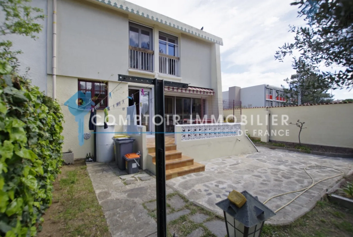 Maison T4 de 110m2 à Montpellier avec climatisation et cave 