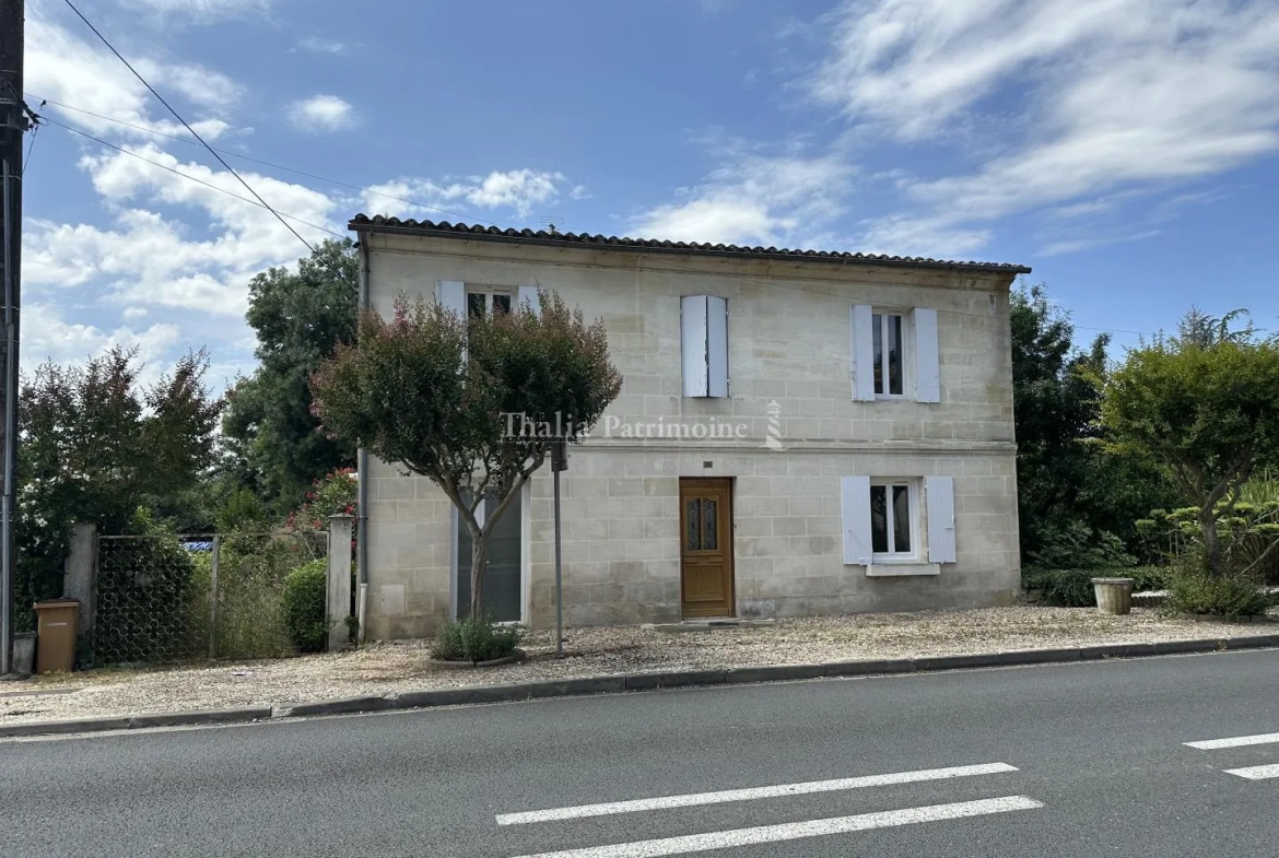 Maison 88m2 à La Rivière proche Fronsac 